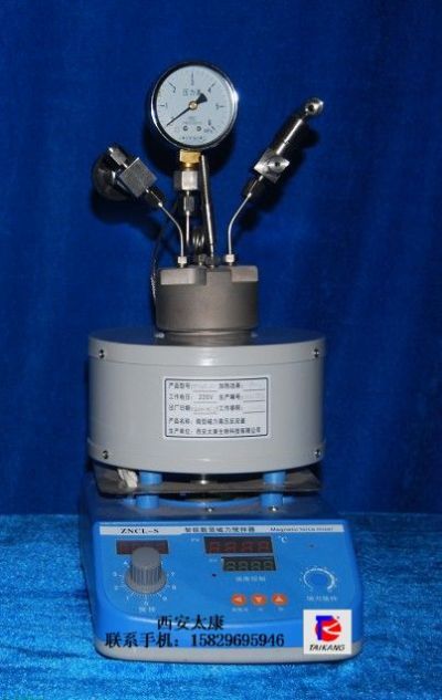 微型高压反应釜WCGF-200ml 水热反应釜 玻璃反应釜