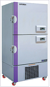 超低温冰箱,双门、双压缩机、双控制器