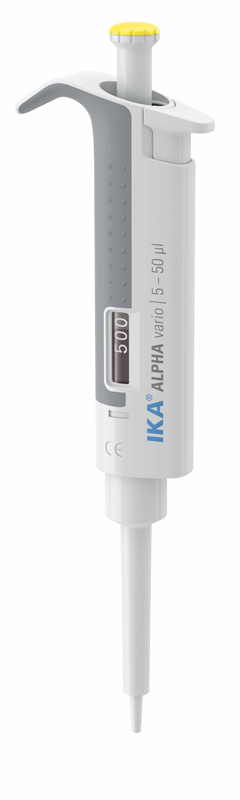 IKA移液器 Alpha vario手动可调量程移液器单道可调移液器5-50ul整支消毒
