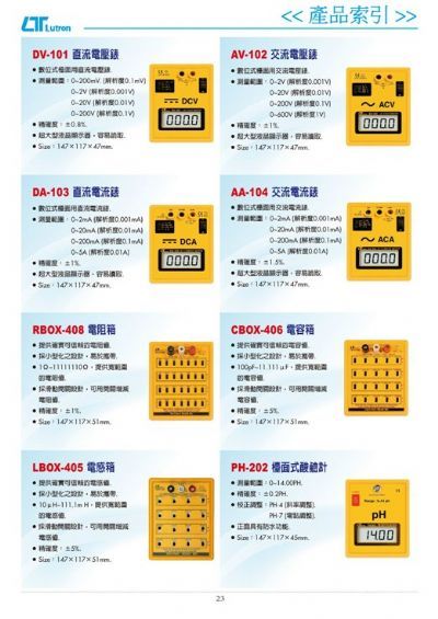 路昌--交/直流电压表、交/直流电流表、台面式酸硷计、电阻箱、电容箱、电感箱.		