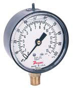 美国DWYER 63000 系列 液体填充的波登管式压力表