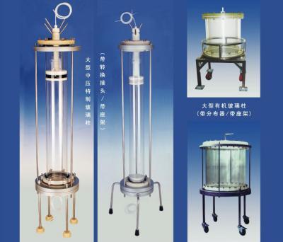 上海楚柏中压大型有机玻璃层析柱用于分子筛离子交换凝胶渗透亲和层析）