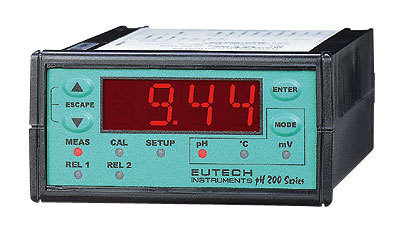 Eutech Instruments pH 200 1/8-DIN pH/ORP控制器