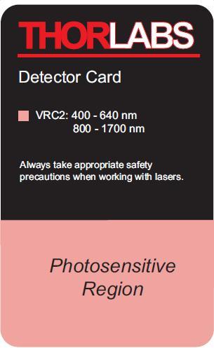 Laser Viewing Cards