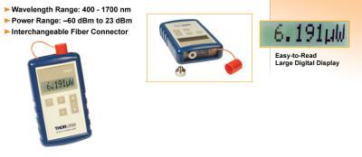 Fiber Optic Power Meters with Internal Sensor