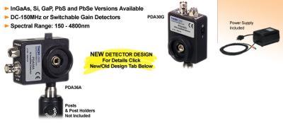 Amplified Photodetectors PDA Series