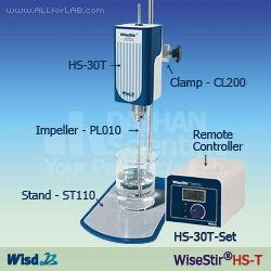 WiseStir&reg;HS-T 数显顶置式电子搅拌器