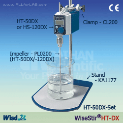 WiseStir&reg;HT-DX 数显顶置式电子搅拌器，高粘度