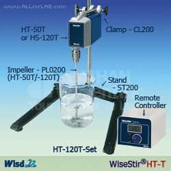 WiseStir&reg;HT-T 数显顶置式电子搅拌器, 高粘度，分体式