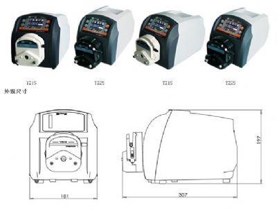 BT101L流量型蠕动泵（触摸屏操作）BT101L+YZ15及DG系列泵头多通道恒流泵上海楚定分析仪器有限公司