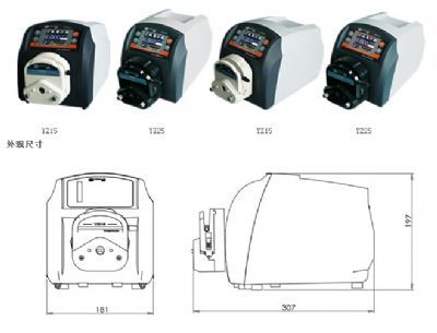 BT101L流量型蠕动泵（触摸屏操作）BT101L+YZ15及DG系列泵头多通道恒流泵
