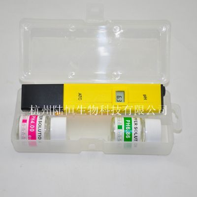 高精度笔式酸度计 手持式酸碱度PH笔 PH-108杭州陆恒生物科技有限公司