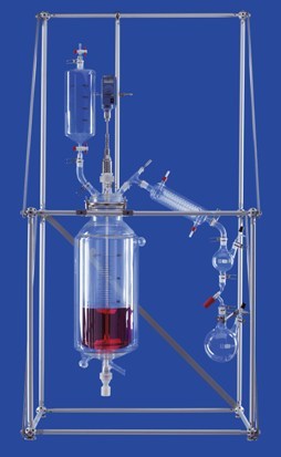 LENZ玻璃反应釜，实验室反应釜（双层夹套）