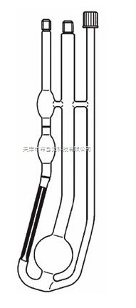 带清洗管坎农－芬斯克粘度管Julabo&visco毛细管粘度计