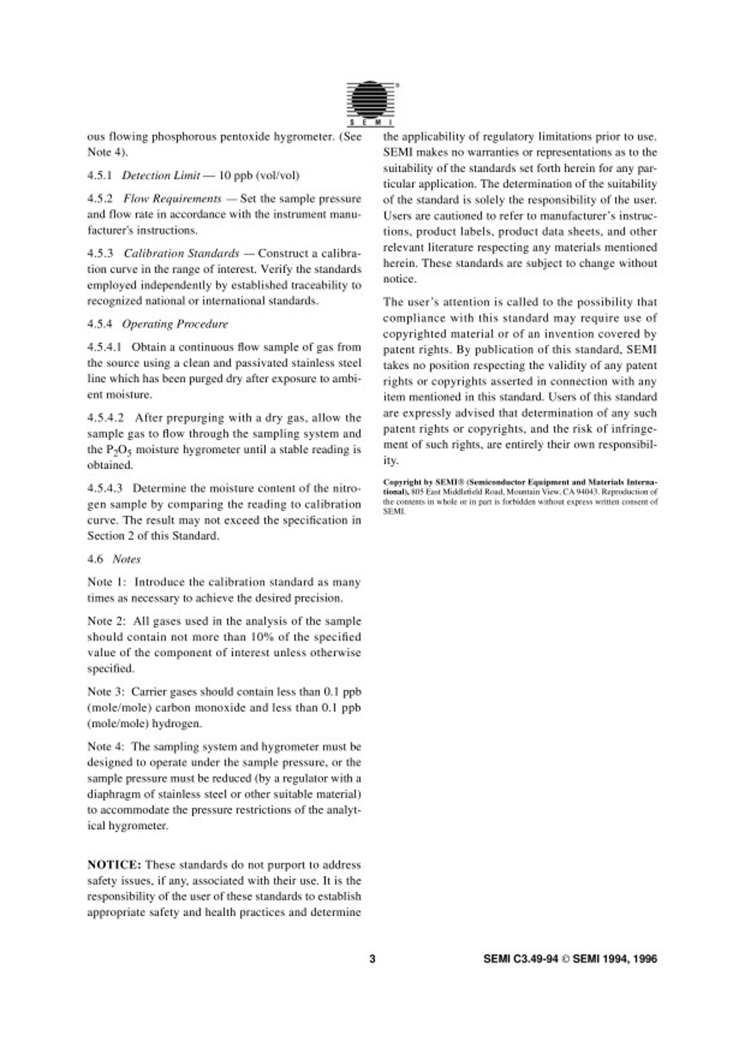 SEMI C3.49-94 STANDARD FOR BULK NITROGEN (N2), 99.99999% QUALITY.pdf3ҳ