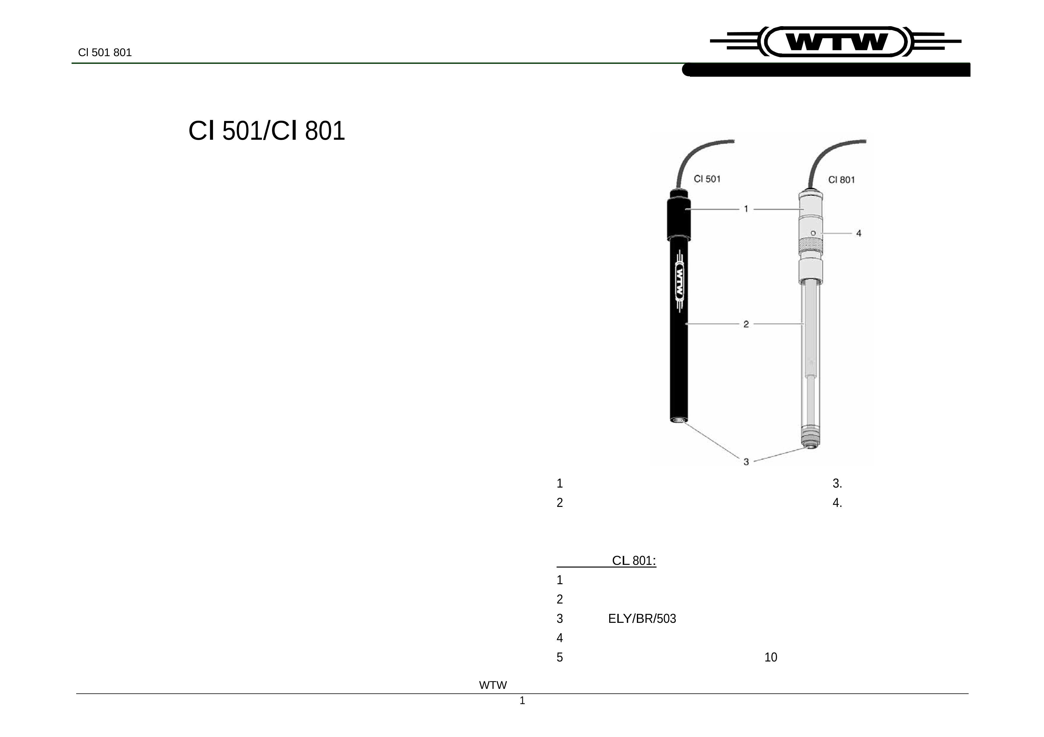 WTW Cl 501 801缫˵1ҳ