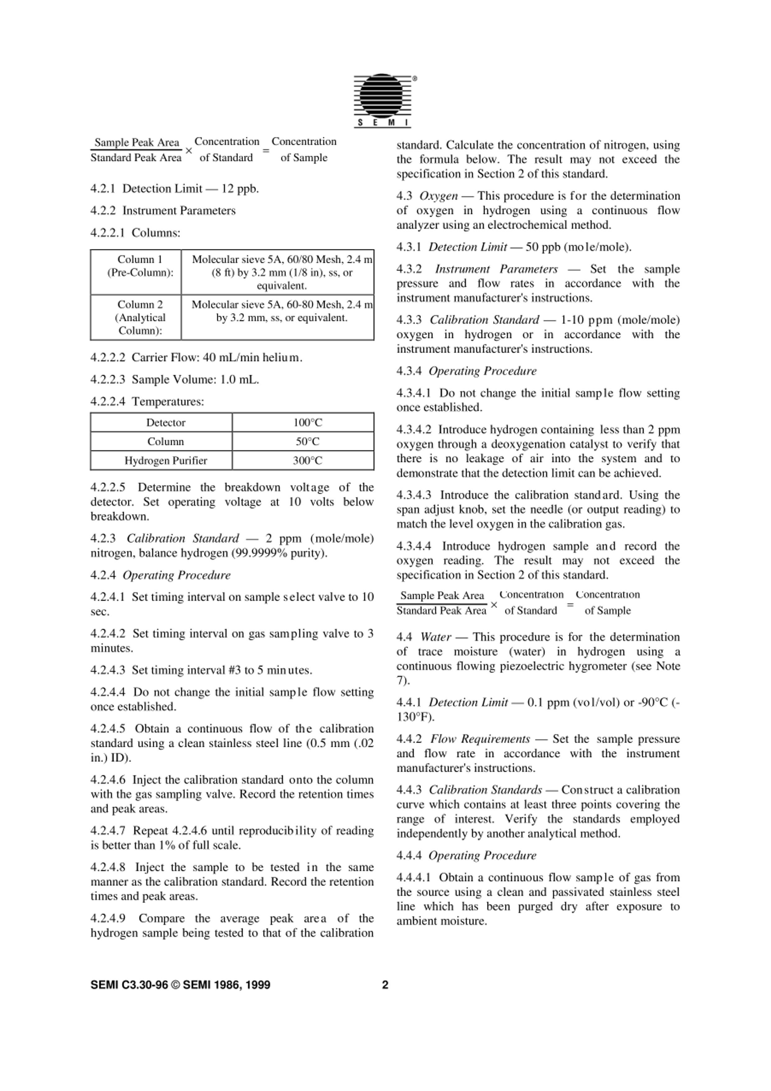 SEMI C3.30-96 (Reapproved 0999) STANDARD FOR HYDROGEN (H2).pdf2ҳ