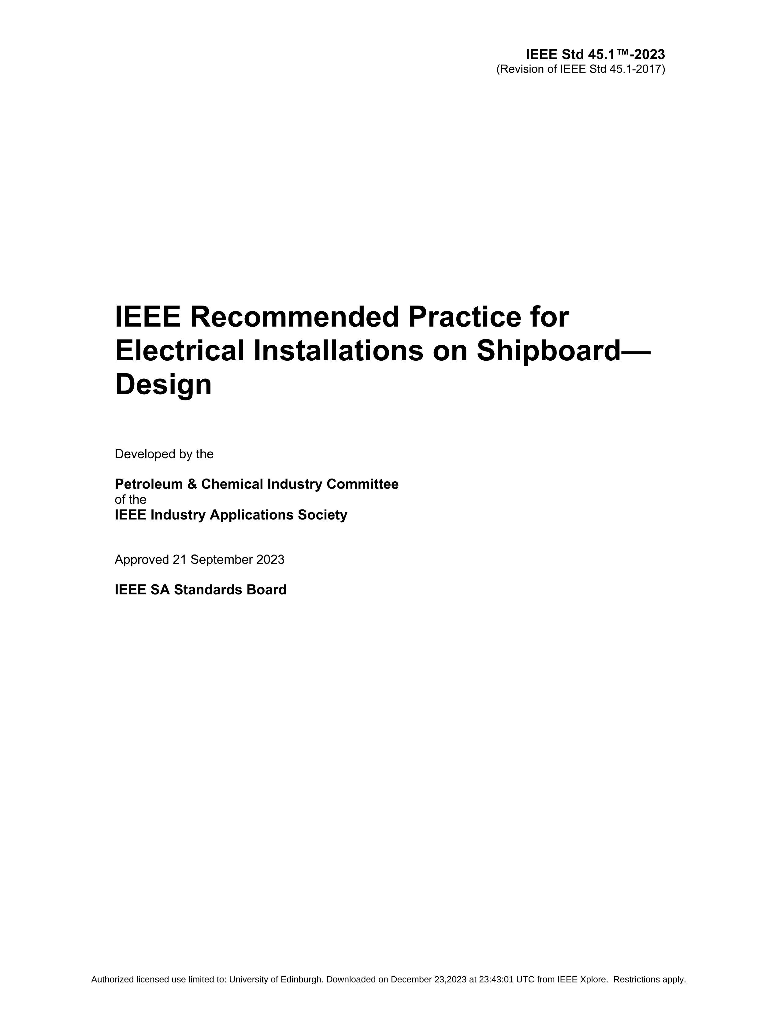 IEEE Std 45.1-2023 IEEE Recommended Practice for Electrical Installations on Shipboard  Design .pdf2ҳ