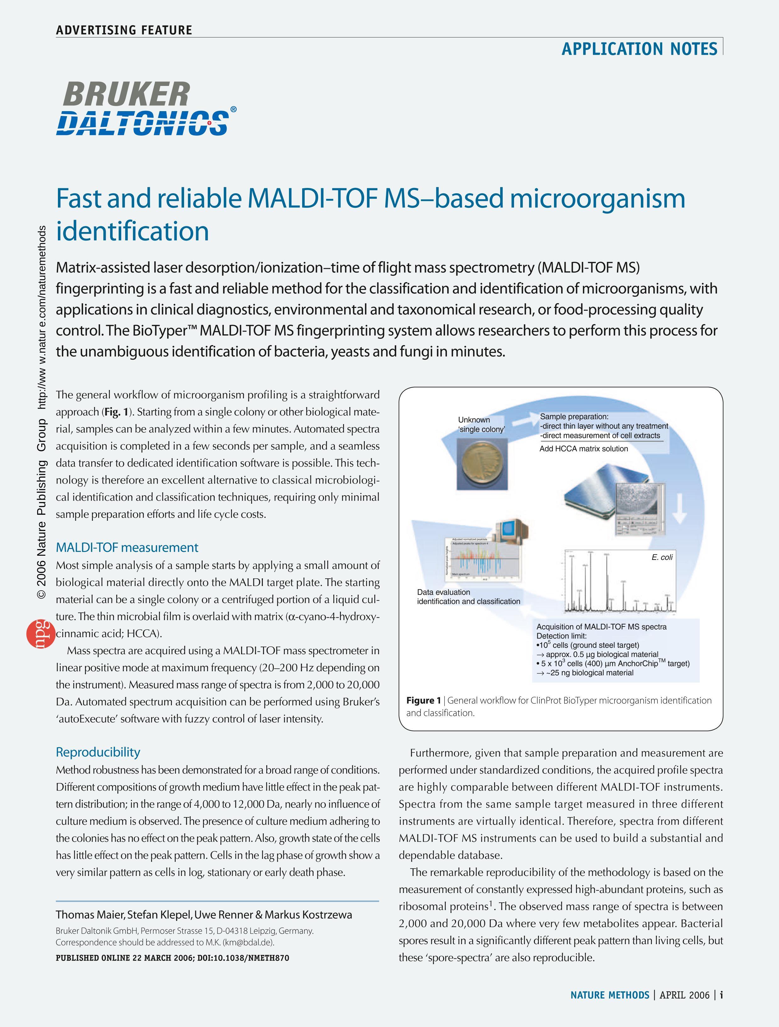 ٿɿĻ MALDI-TOF MS ΢.pdf1ҳ