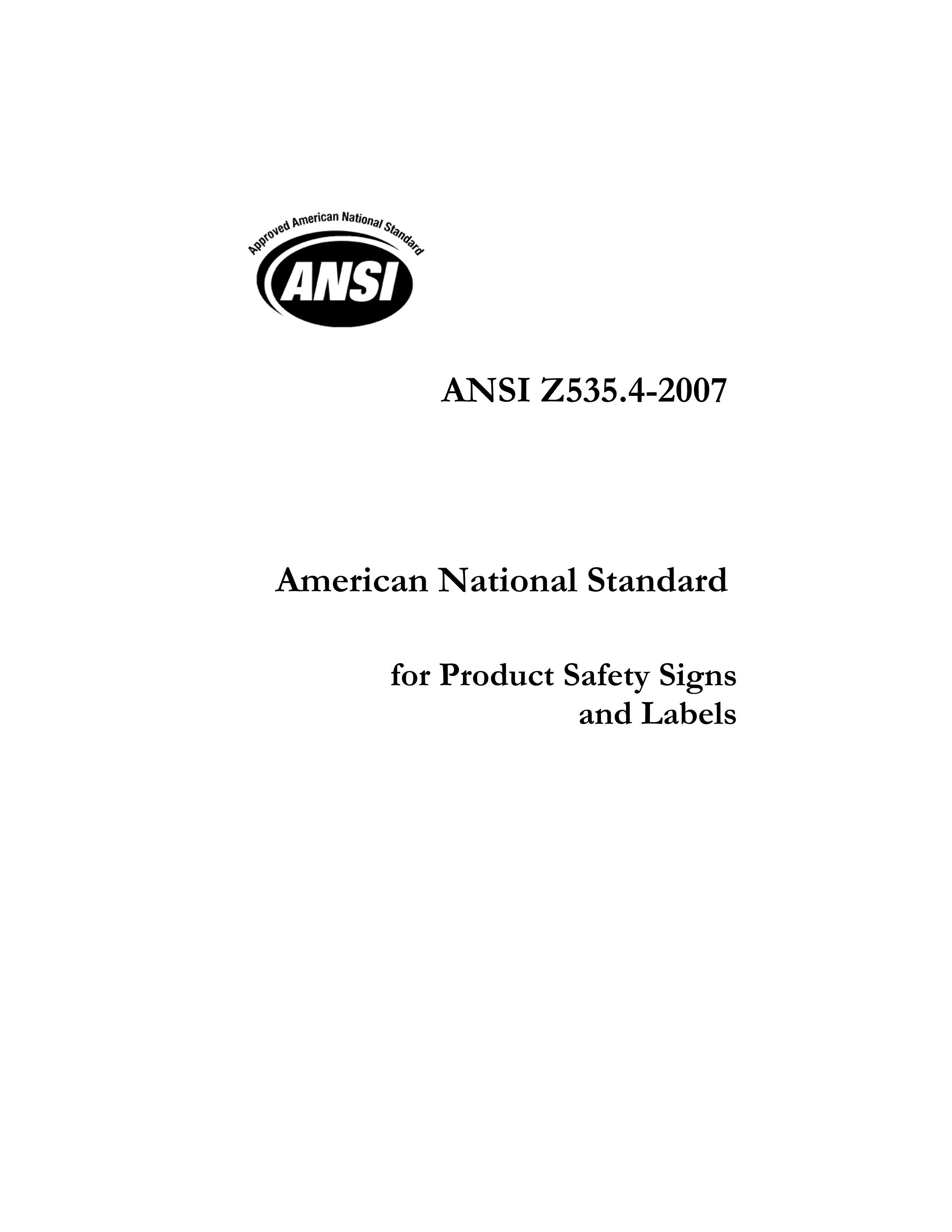 ANSI Z535.4-2007 American National Standard for Product Safety Signs and Labels.pdf1ҳ