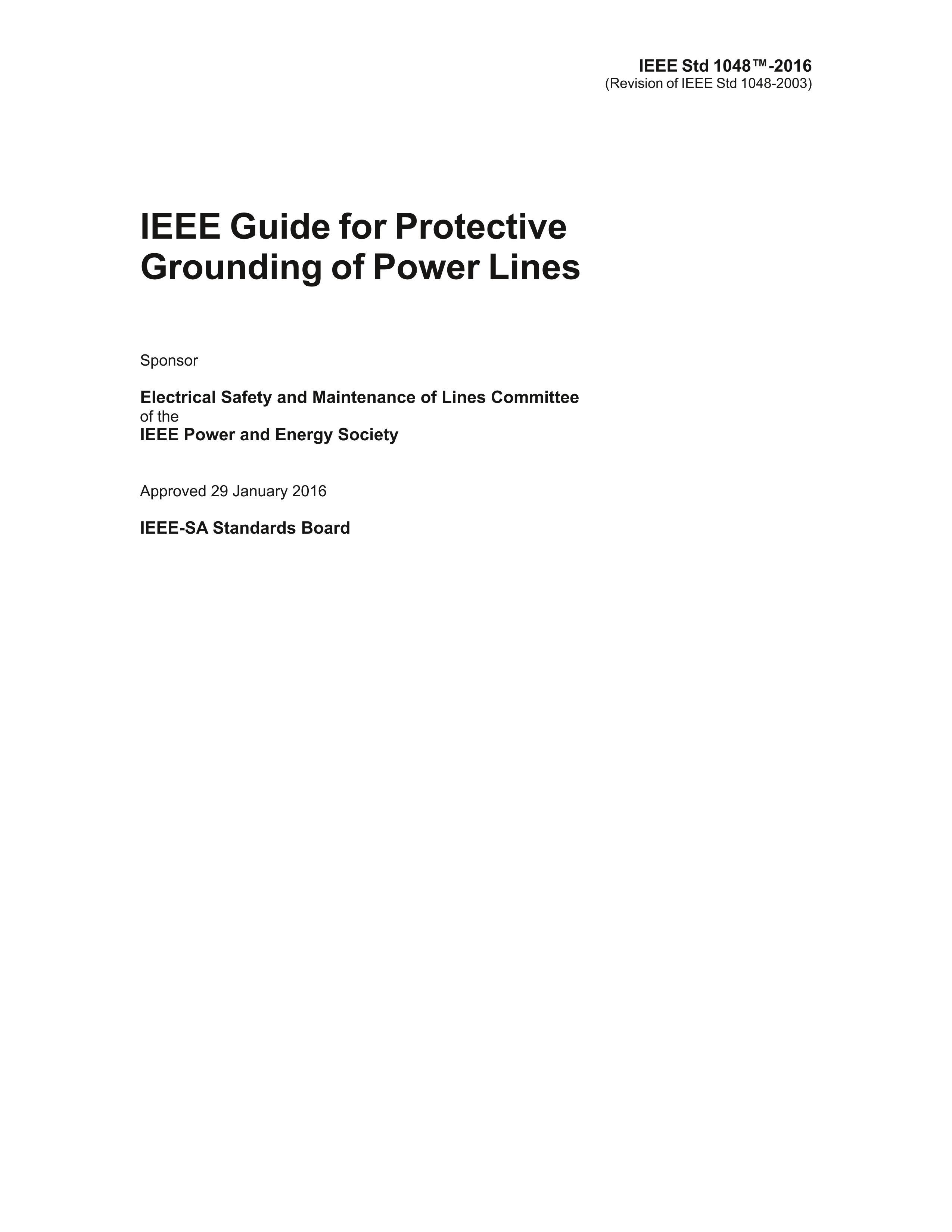 IEEE Std 1048-2016 IEEE Guide for Protective Grounding of Power Lines.PDF2ҳ