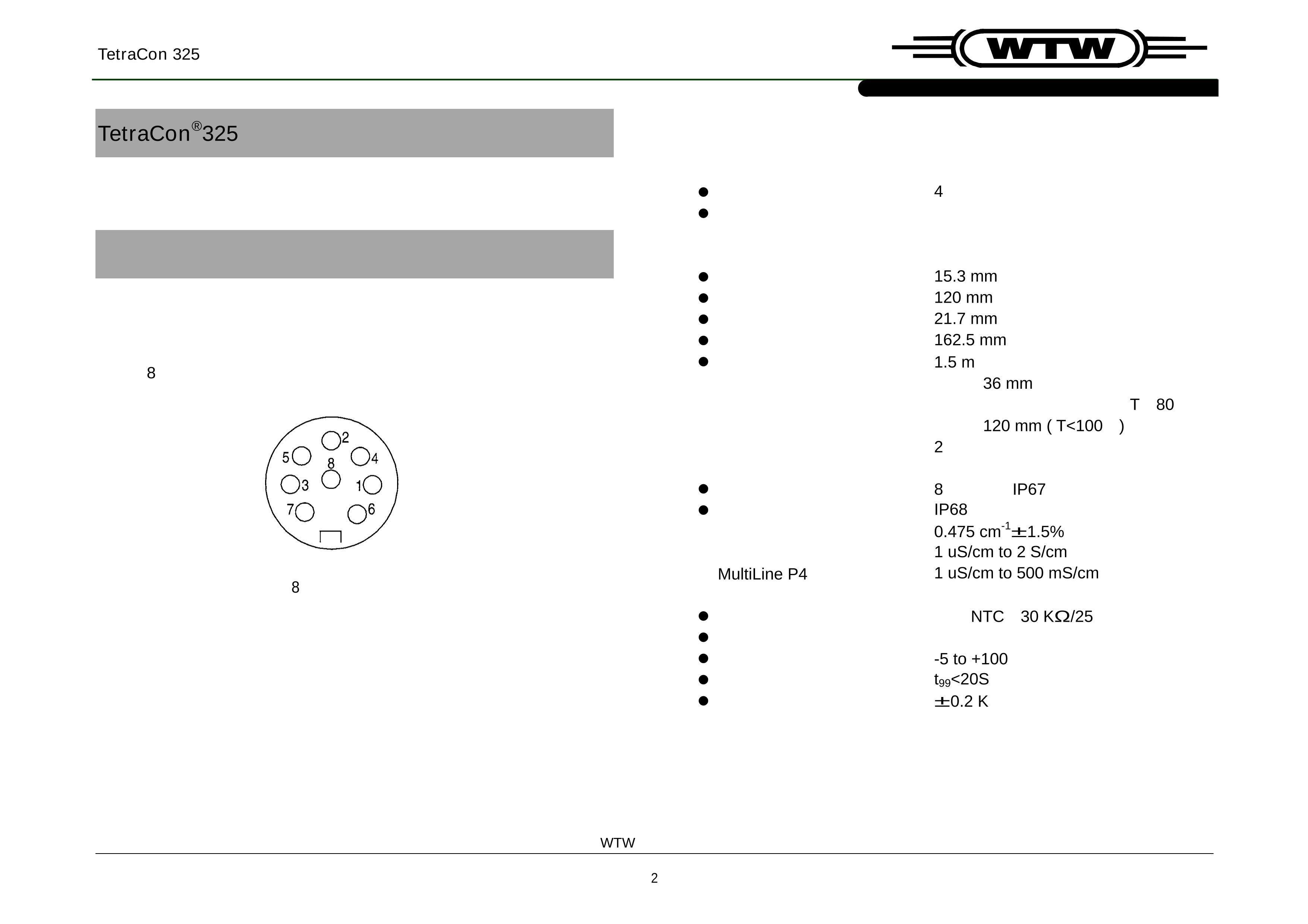 WTW TetraCon 325絼缫˵2ҳ