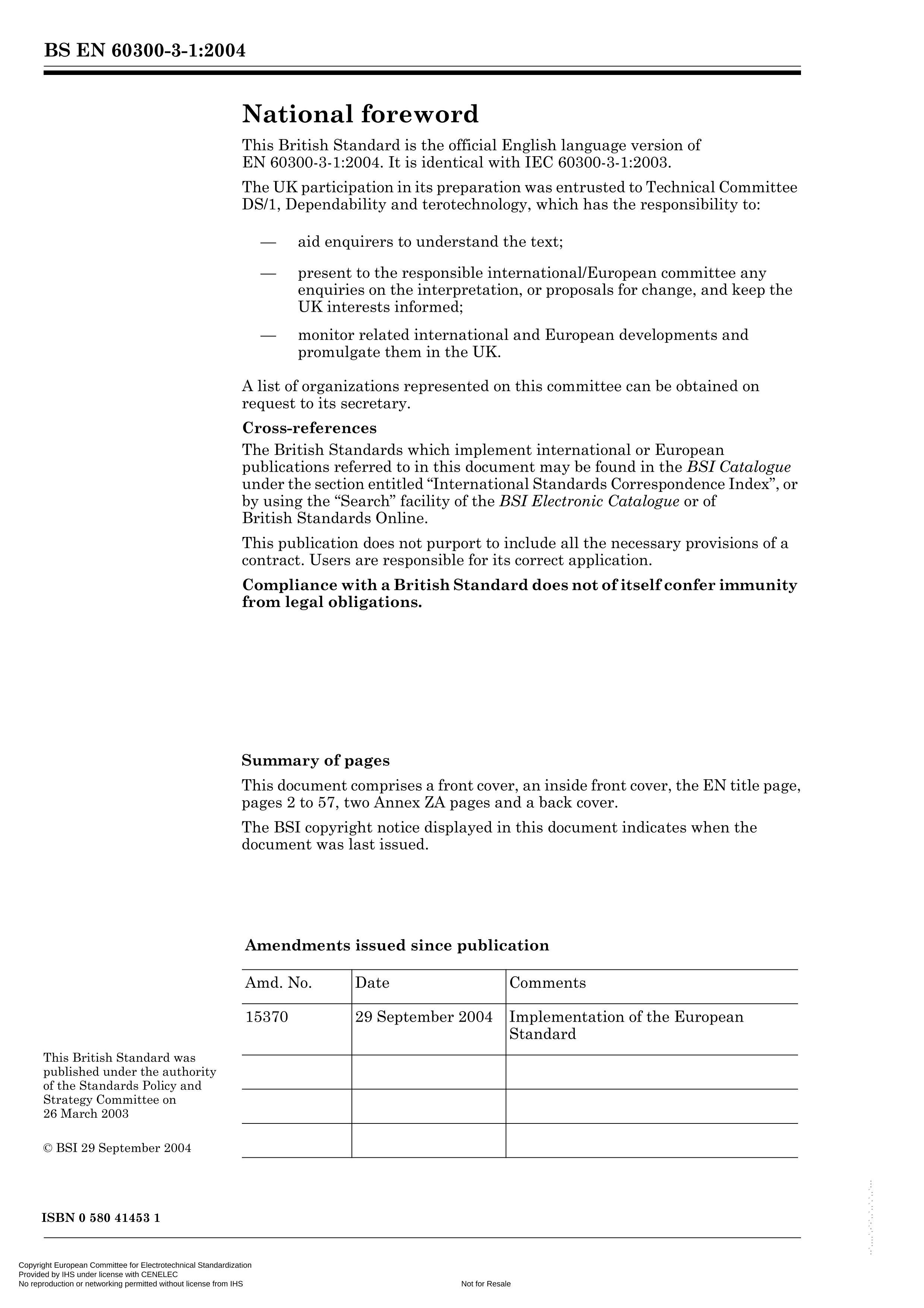 BS IEC 60300-3-1-2003 Dependability management Part 3-1 Application guide  Analysis techniques for dependability  Guide on methodology.pdf2ҳ