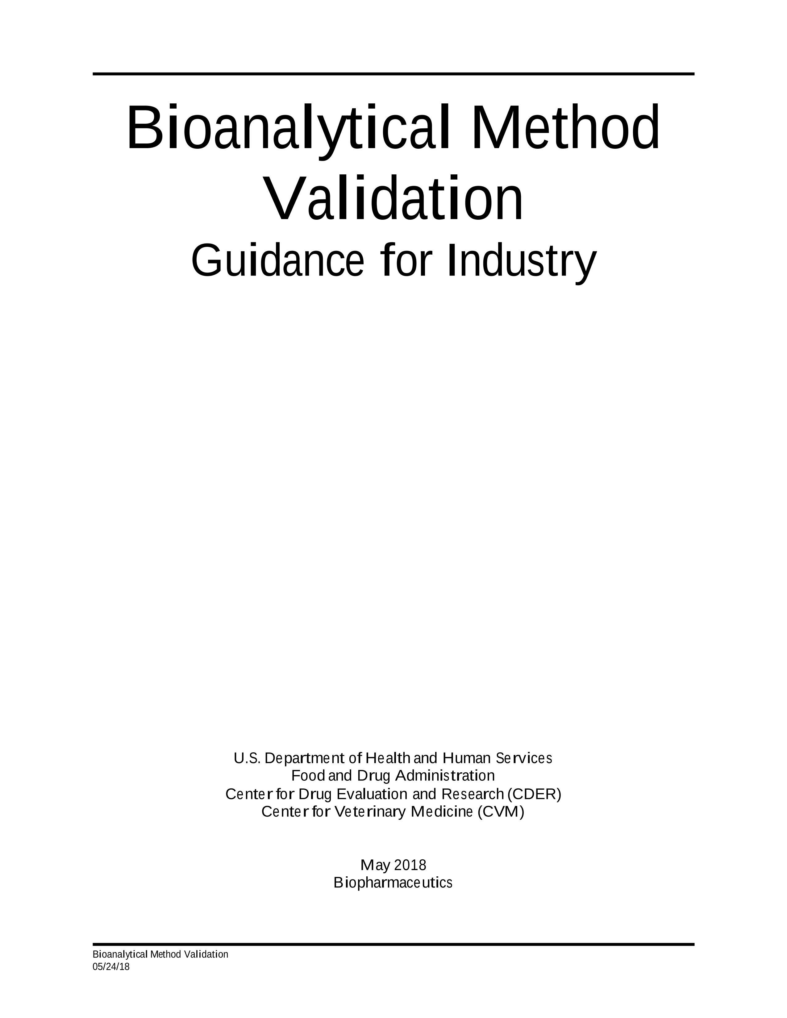 FDA ָ֤ Bioanalytical-Method-Validation-Guidance-for-Industry.pdf1ҳ