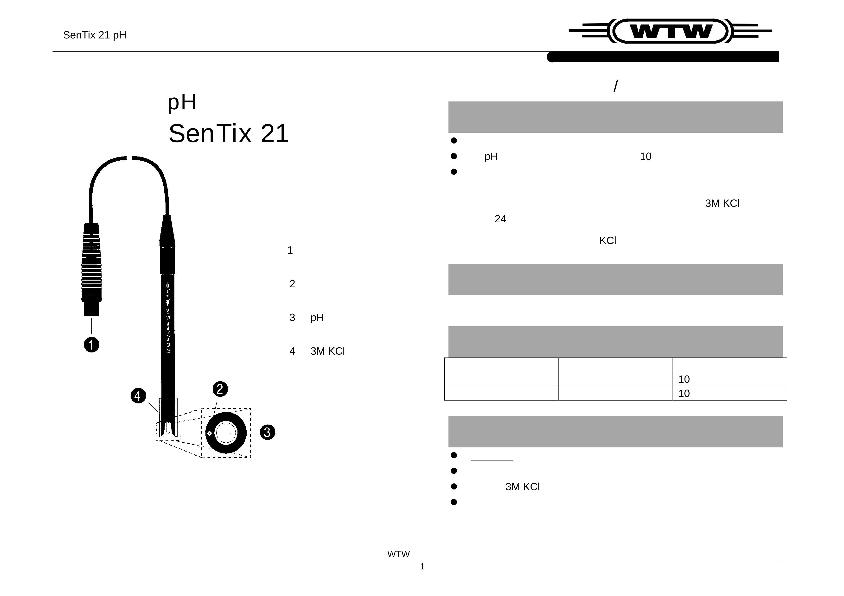 WTW SenTix 21 pH缫ָϵ1ҳ