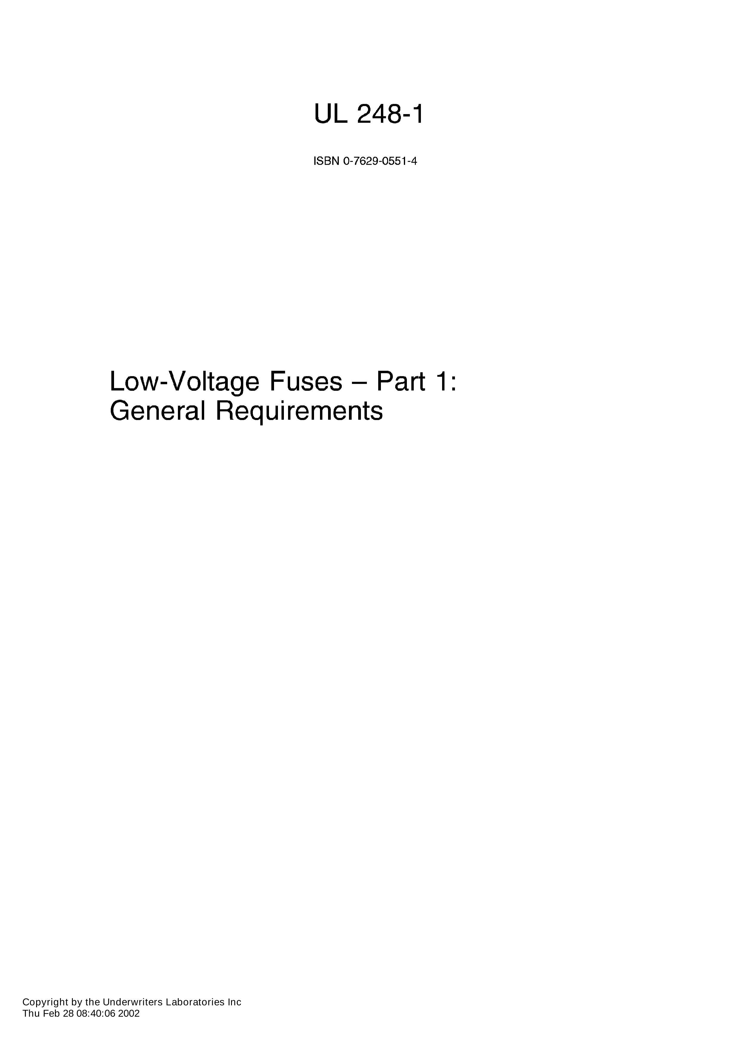 UL 248-1-2000 ѹ۶ȫ׼ 1 һҪ.pdf1ҳ