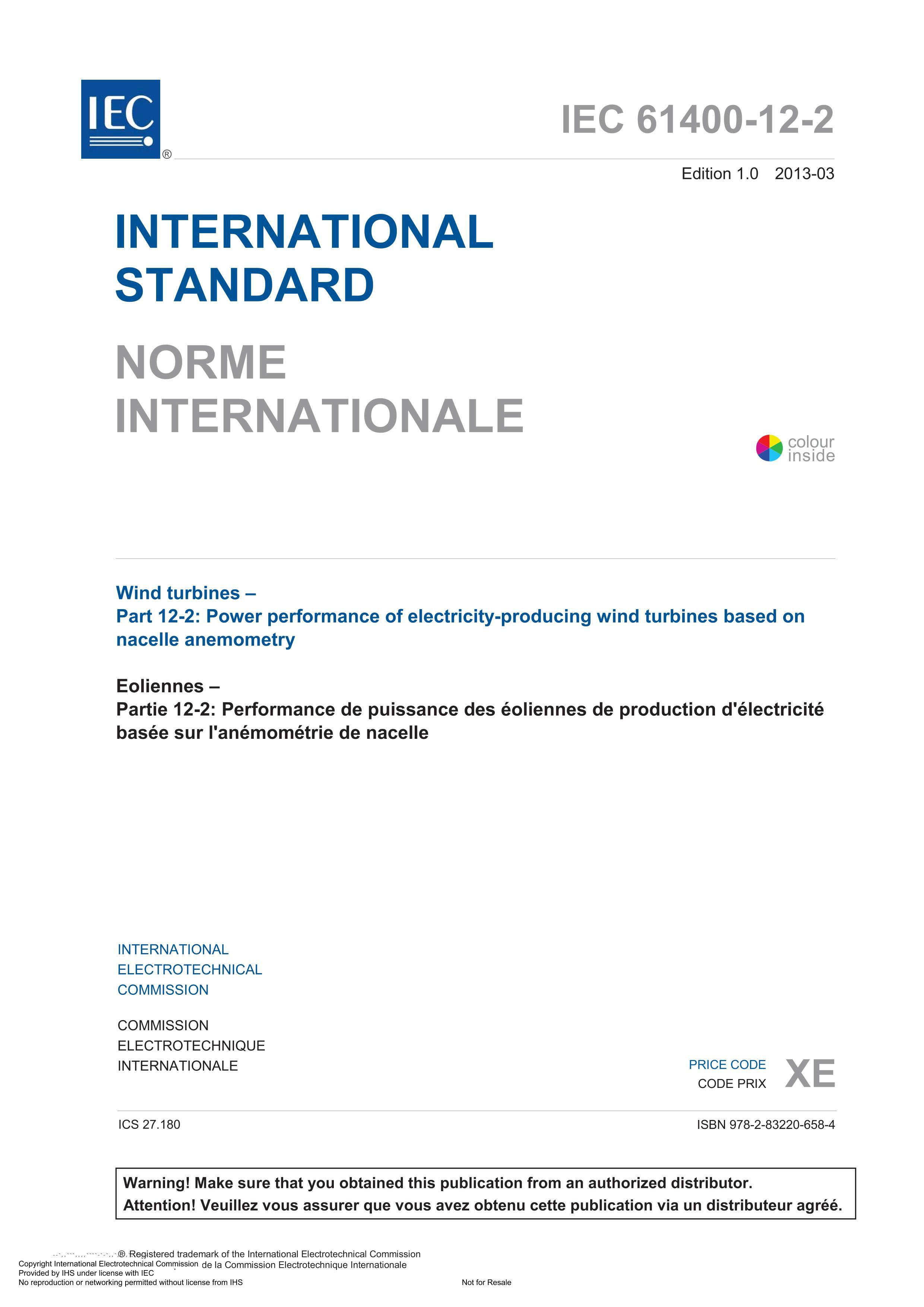 IEC 61400-12-2-2013 Wind turbines - Part 12-2 Power performance of electricity-producing wind turbines based on nacelle anemometry.PDF3ҳ