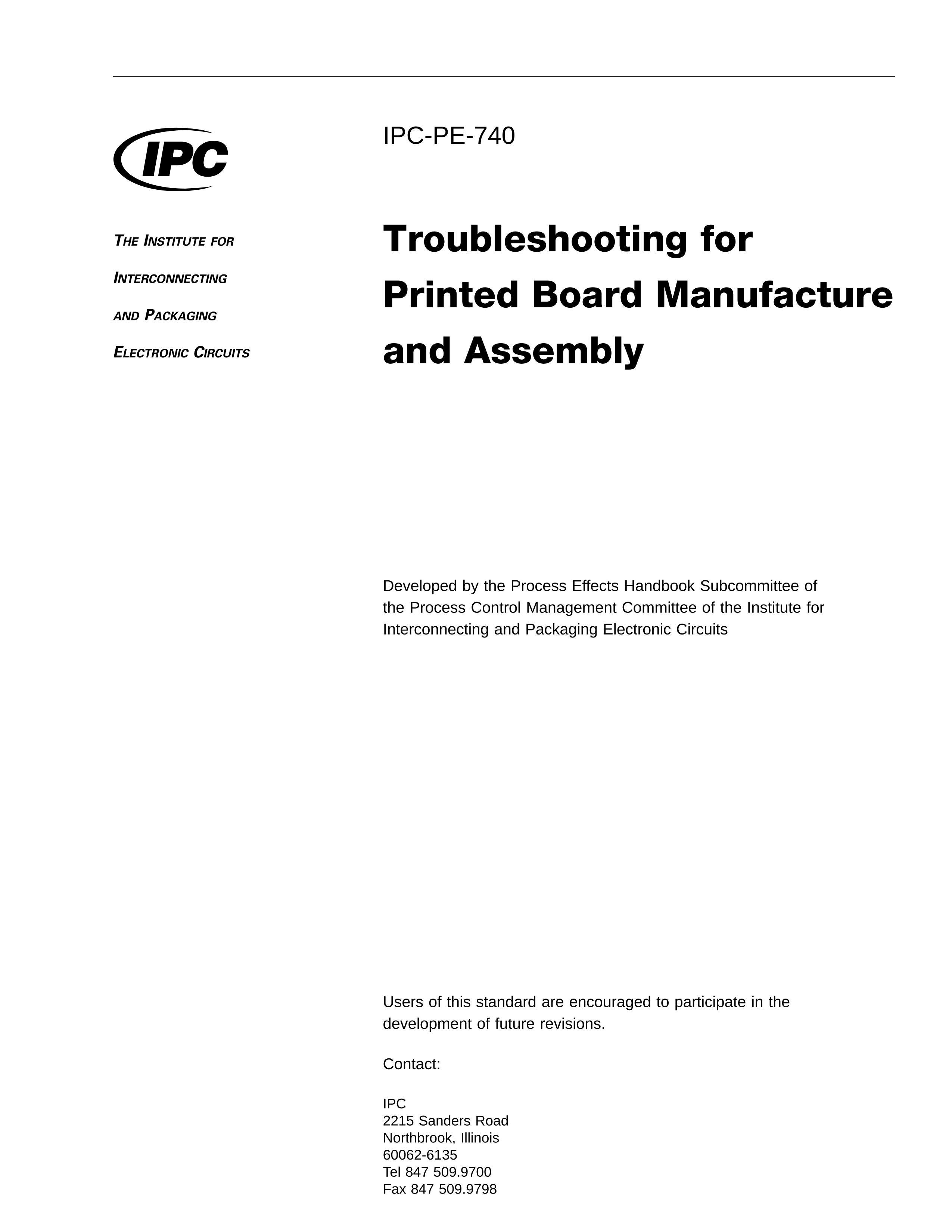 IPC-PE-740A-1997TroubleshootingforPrintedBoardManufactureandAssembly.pdf3ҳ