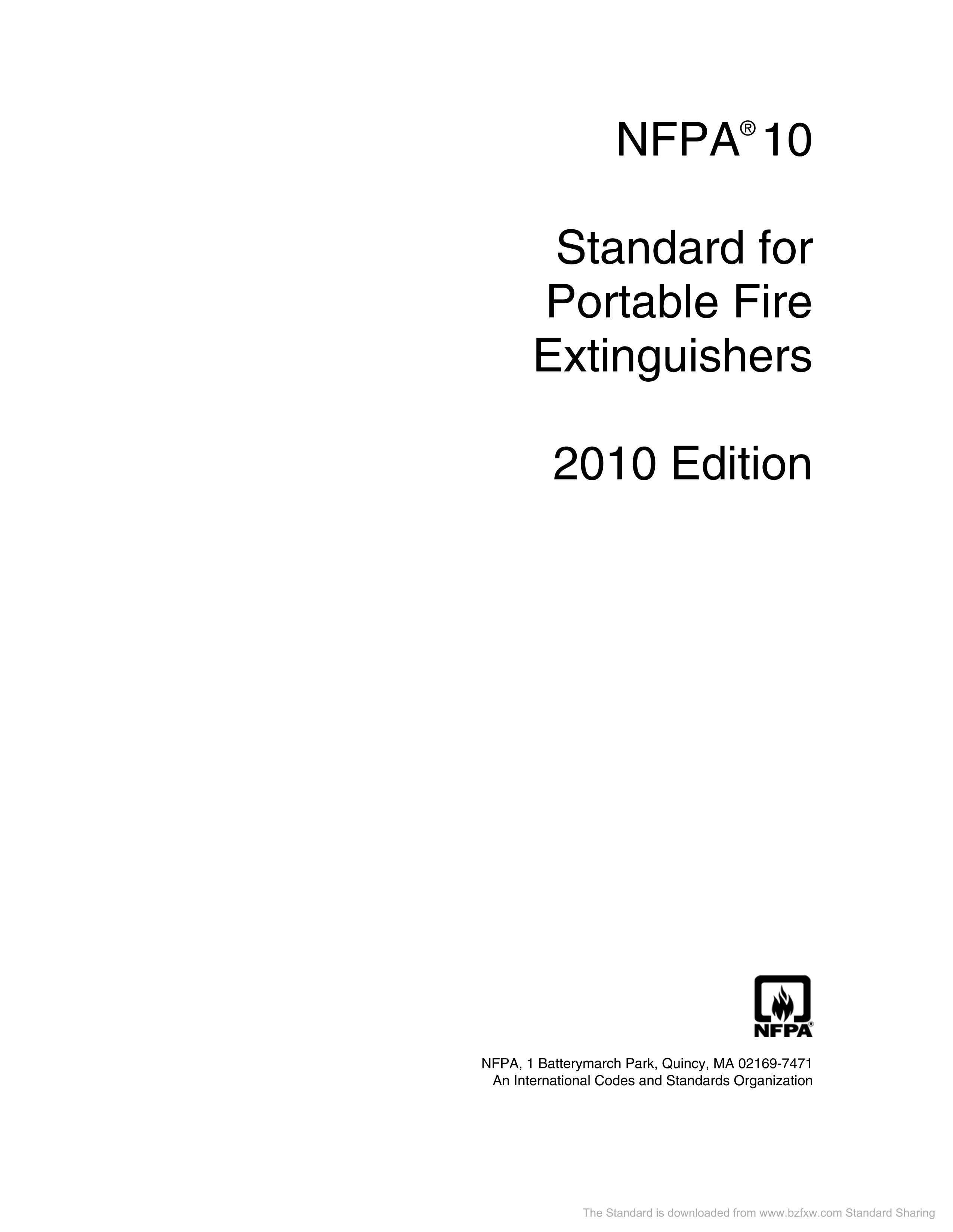 NFPA 10-2010 Standard for Portable Fire Extinguishers .pdf1ҳ