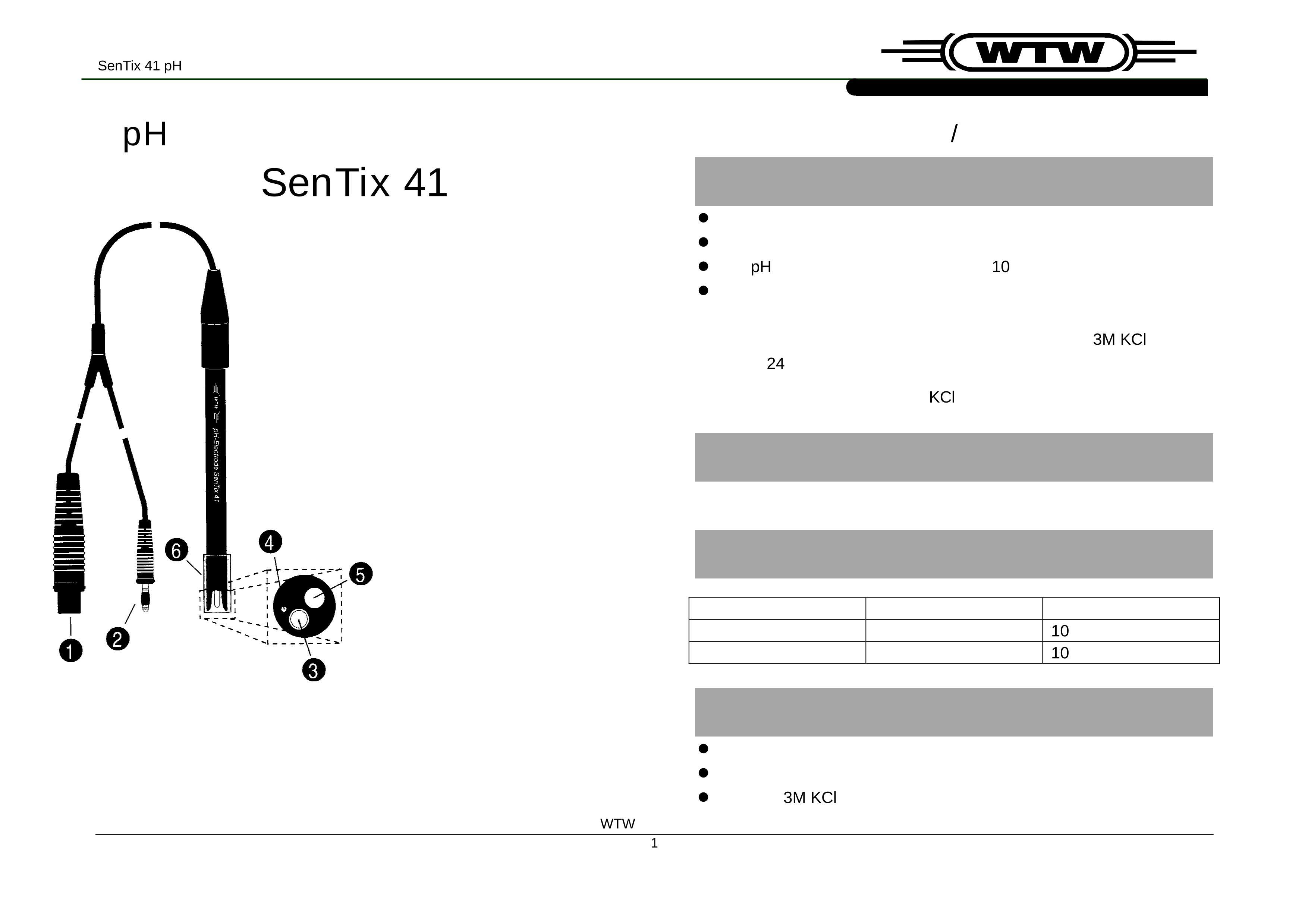 WTW SenTix 41 pH缫˵1ҳ