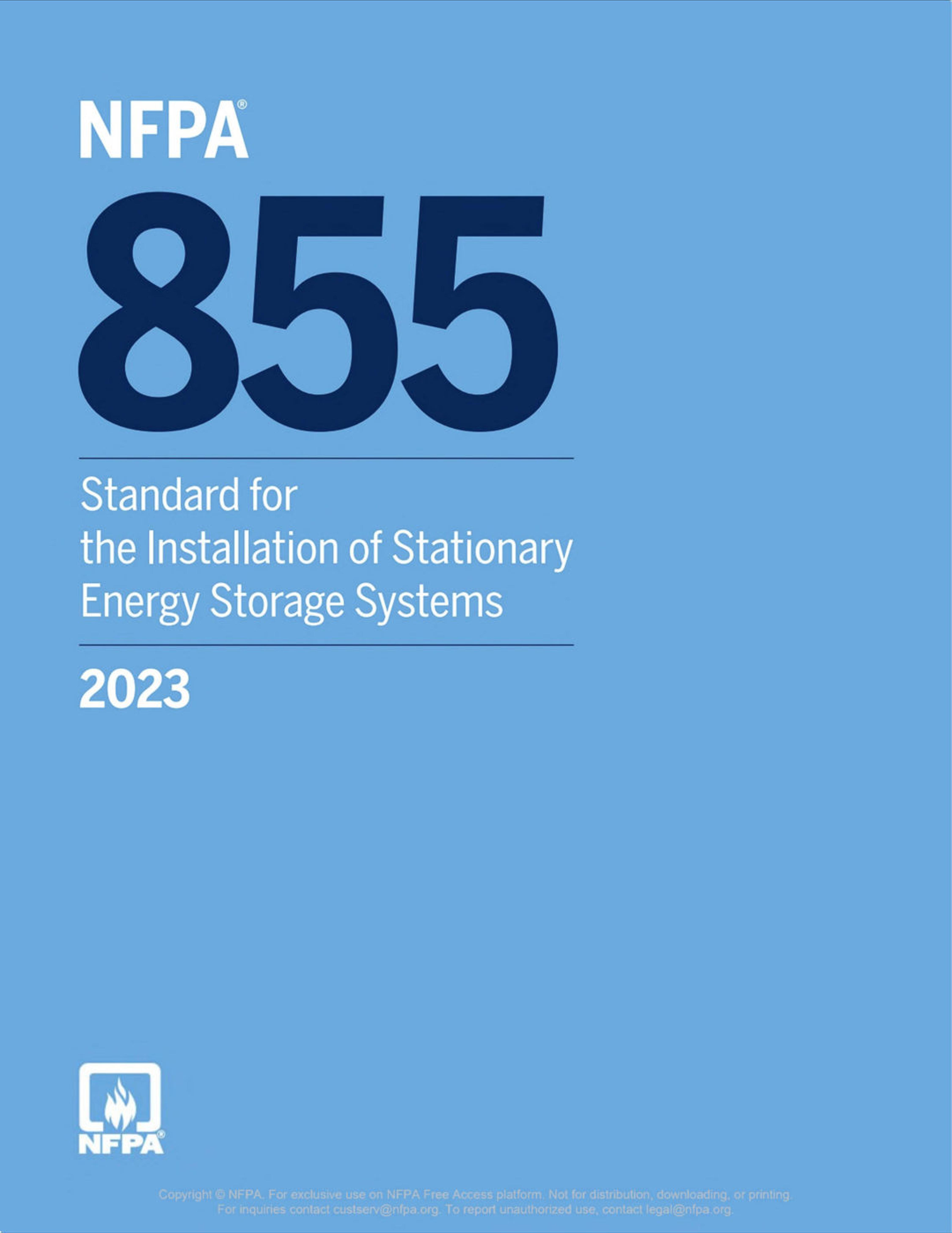NFPA 855-2023 Standard for the Installation of Stationary Energy Storage Systems.pdf1ҳ