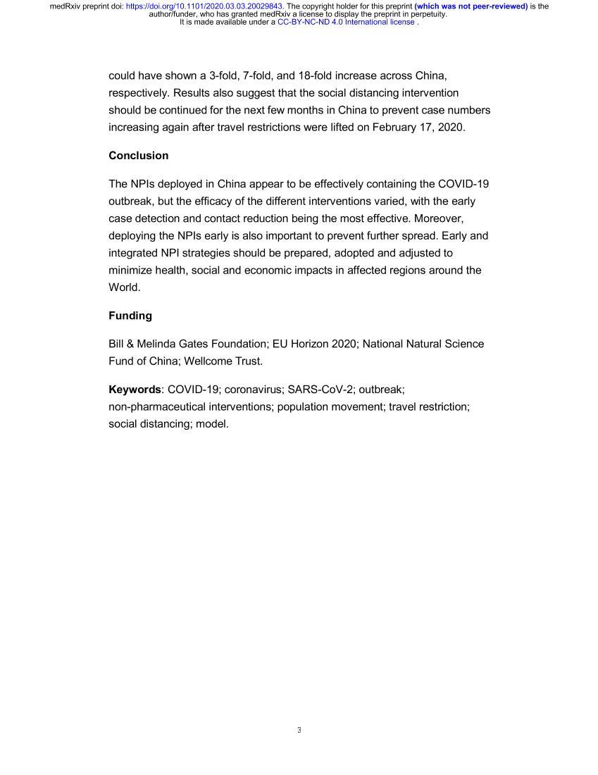 Effect of non-pharmaceutical interventions for containing the COVID-19 outbreak an observational and modelling study.pdf3ҳ