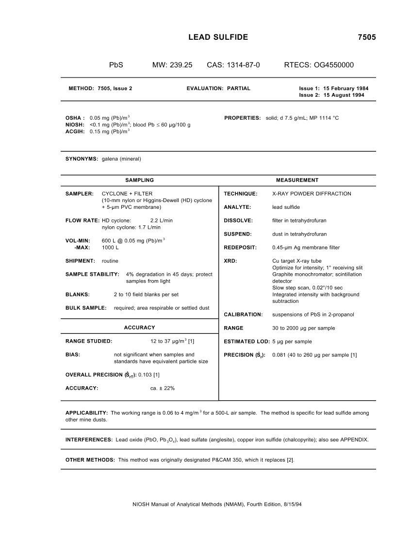 NIOSH7505΢ĤX䷨ⶨеǦ1ҳ