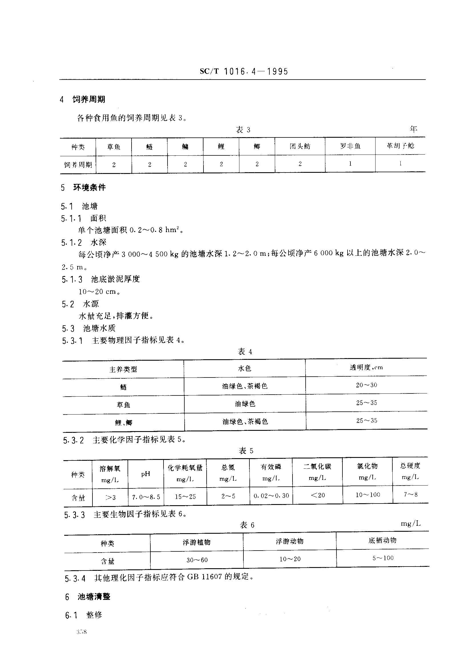 SC/T 1016.4-1995 й㼼淶 ϵʳ2ҳ