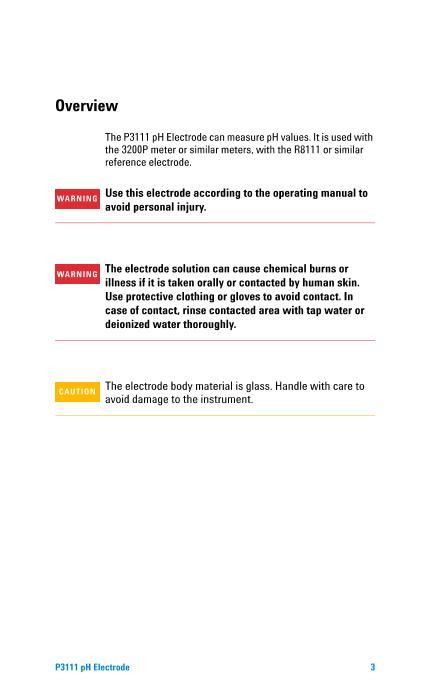 Agilent P3111pH ElectrodepH 缫 ûֲ.pdf3ҳ