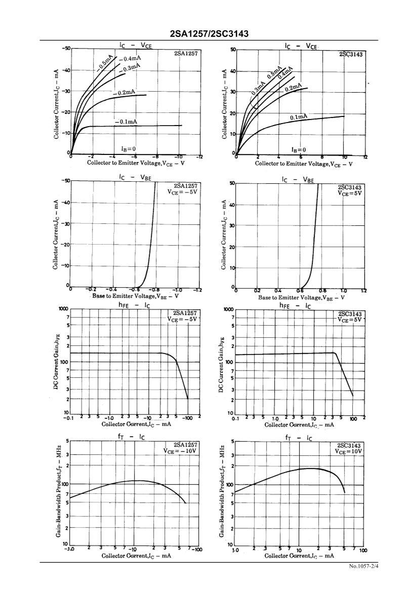 2SA1257 ѹ  160V  PNPСƬܣ.PDF2ҳ