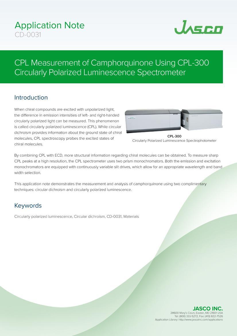 CPL-Measurement-of-Camphorquinone1ҳ