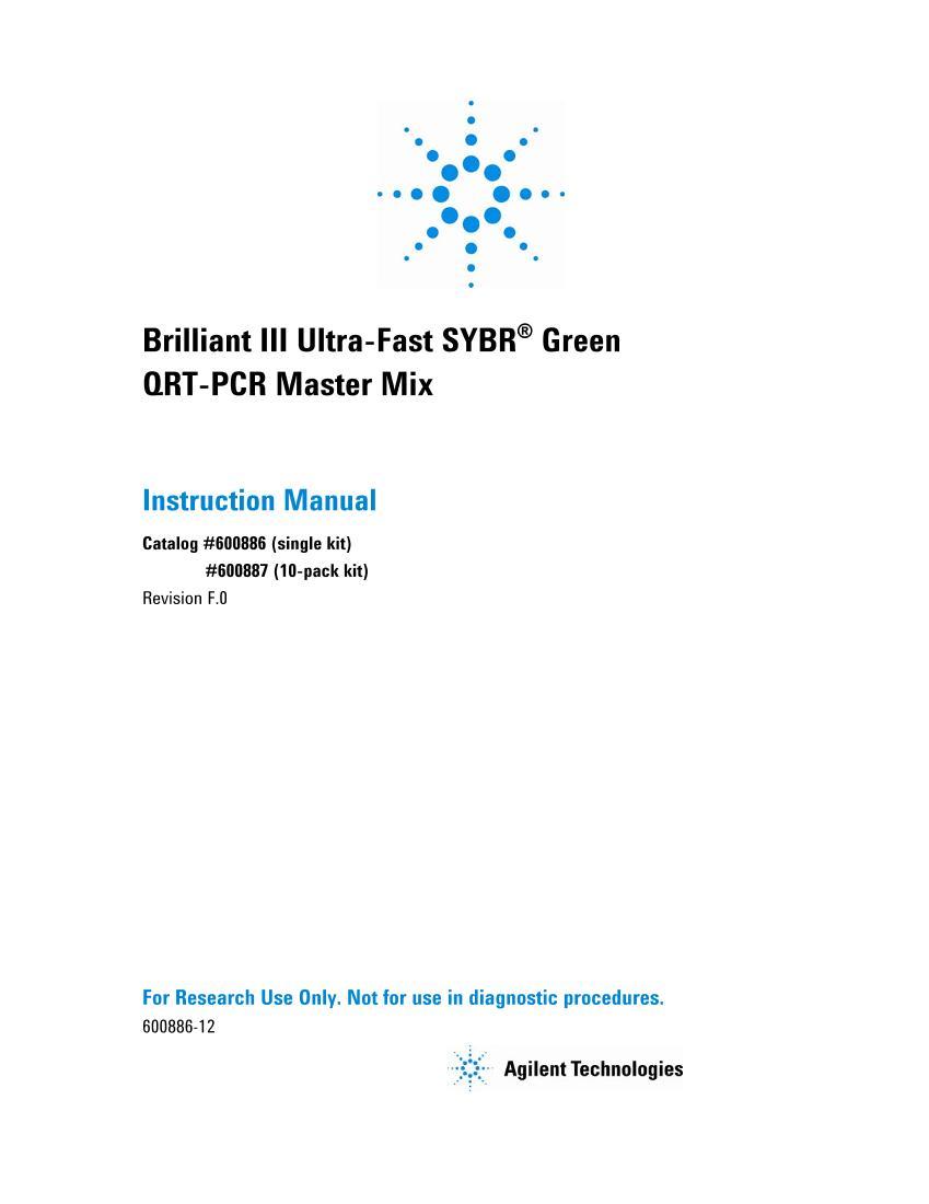 Brilliant III Ultra-Fast SYBR&#174; Green.pdf1ҳ