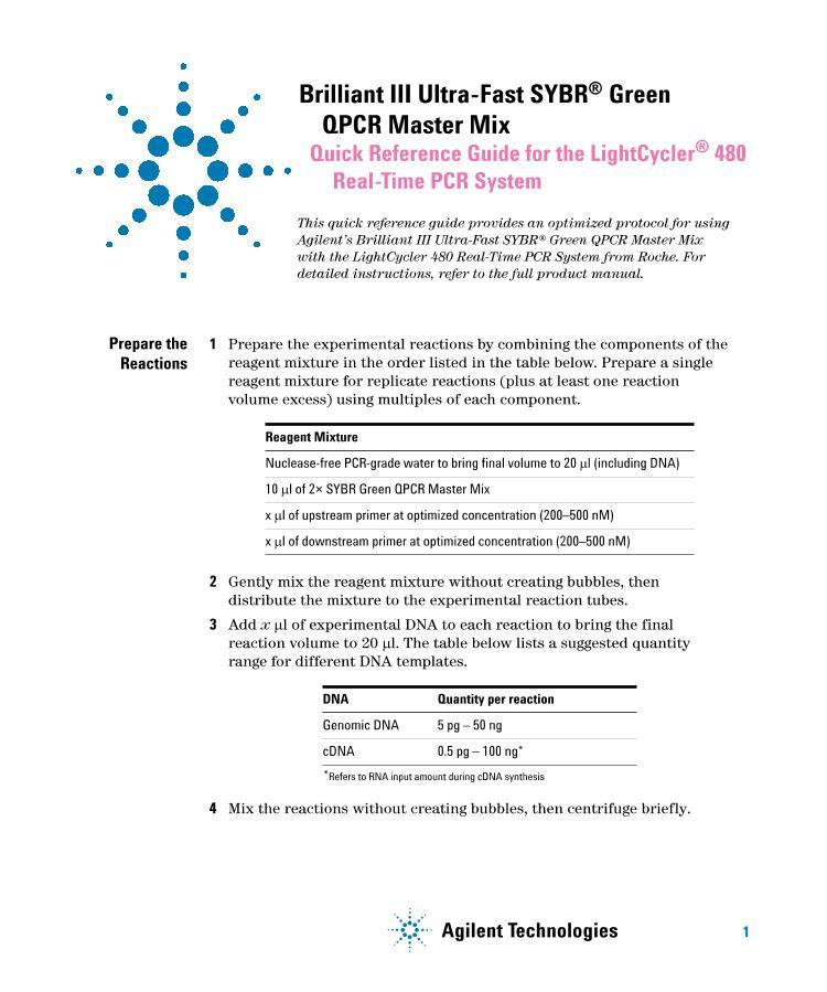 Brilliant III Ultra-Fast SYBR&#174; Green.pdf1ҳ