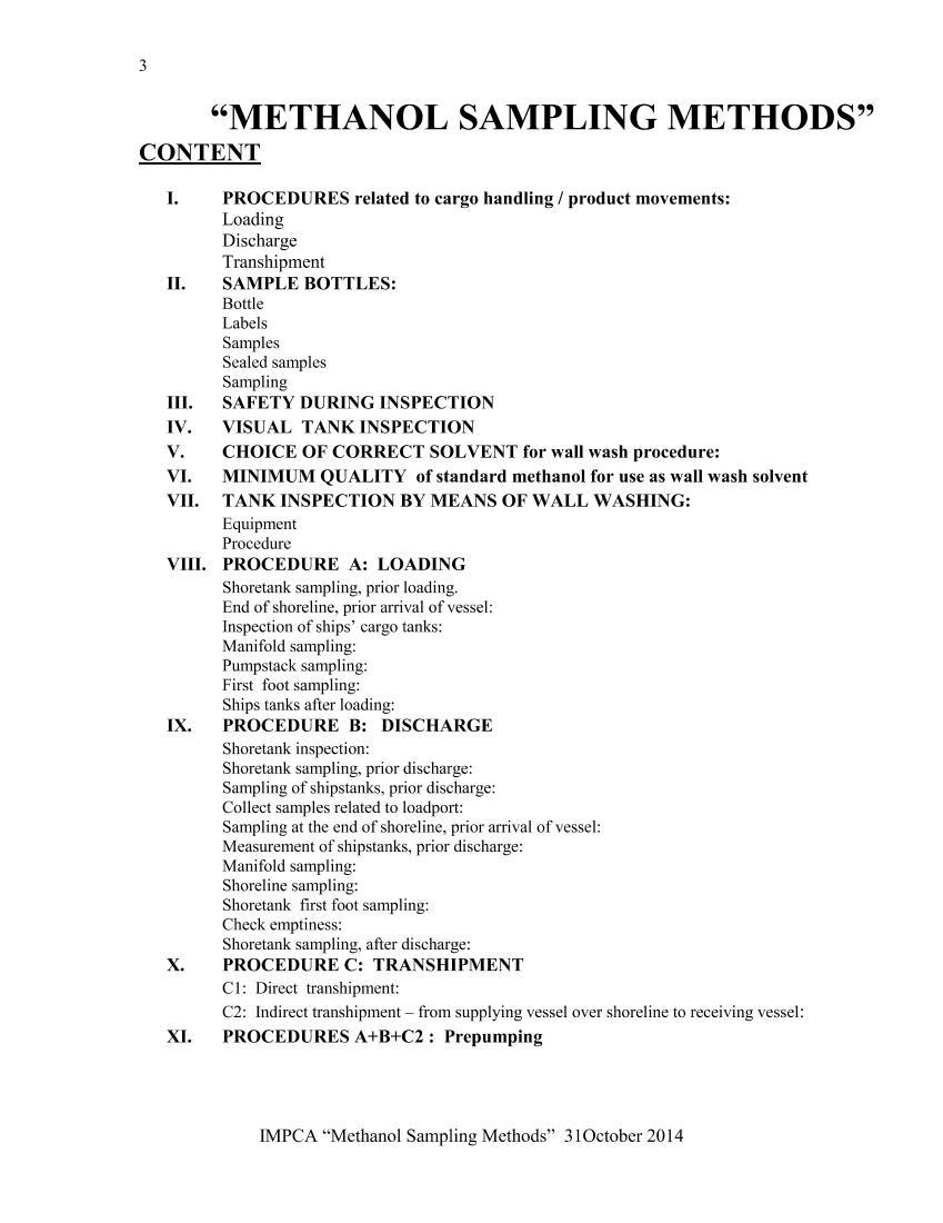 IMPCA Methanol Sampling Methods 31 October 2014.pdf3ҳ