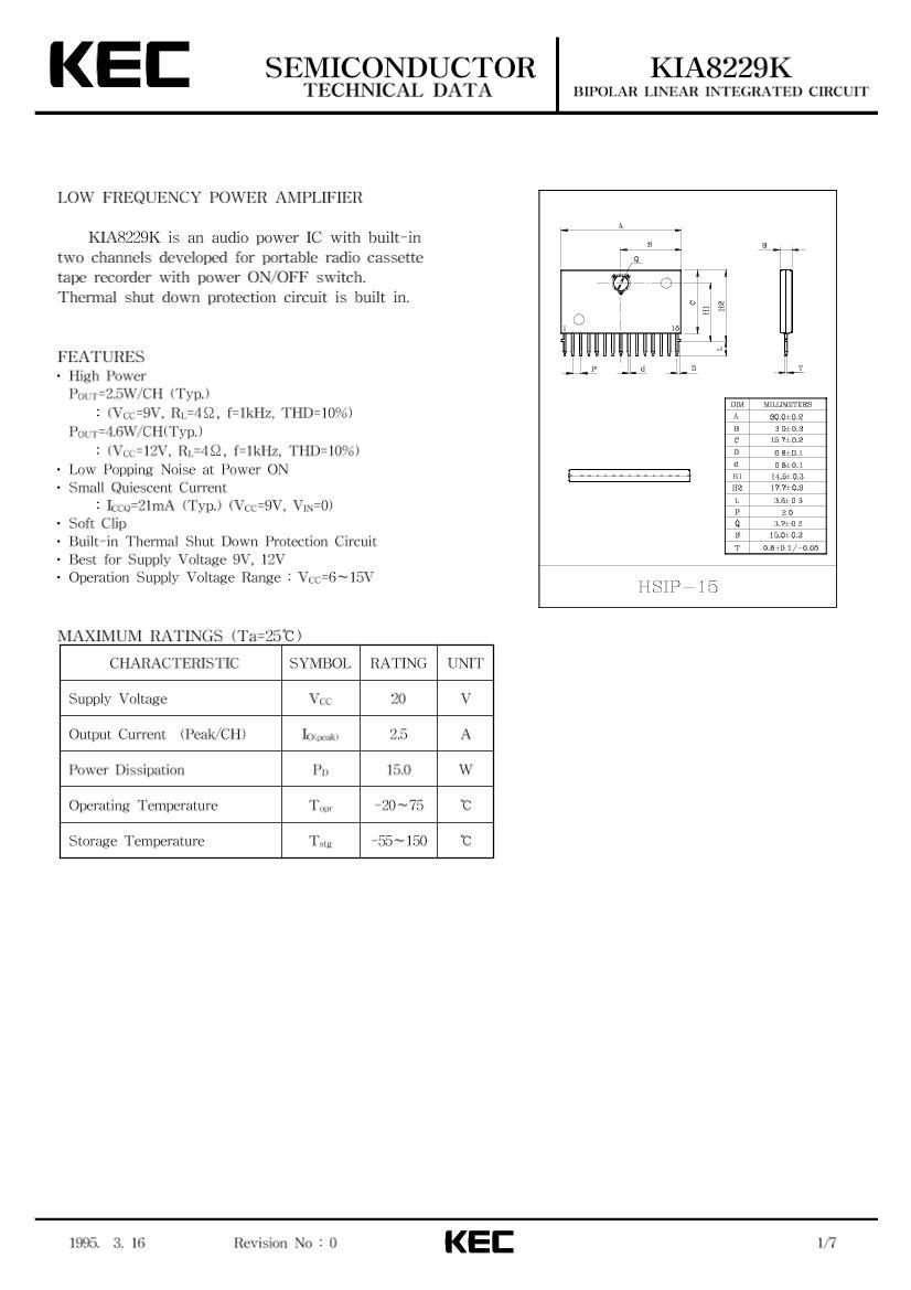 KIA8229K2.5W 2ͨƵʷŴIC.PDF1ҳ