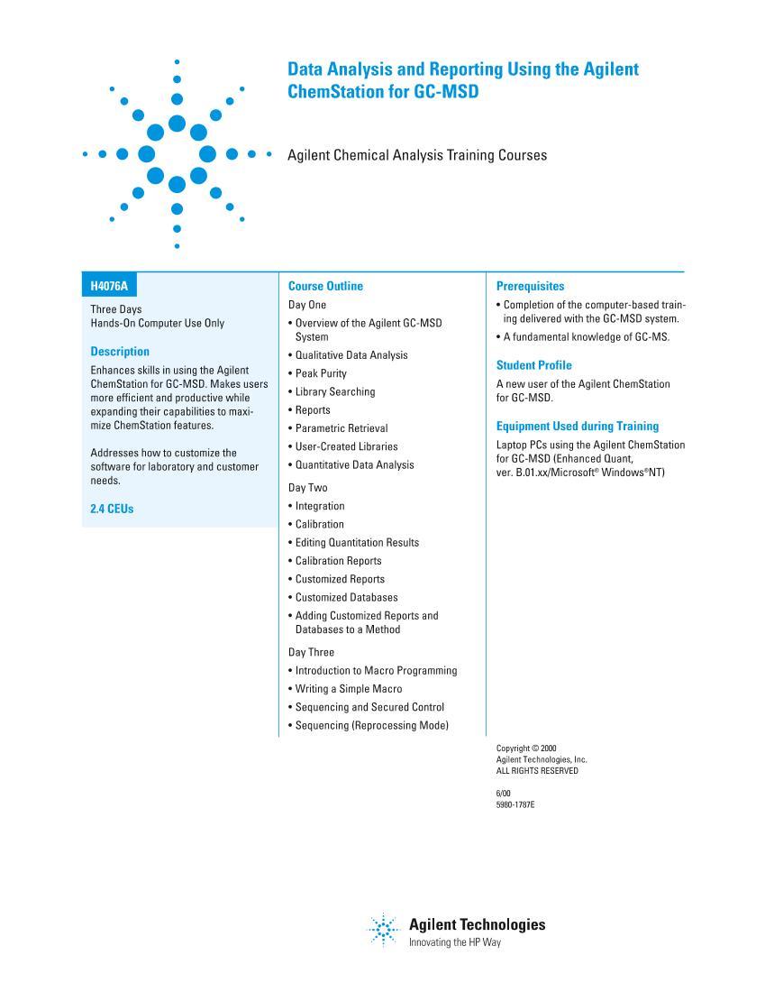 Data Analysis and Reporting Using the Agilent ChemStation for GC-MSD.pdf1ҳ