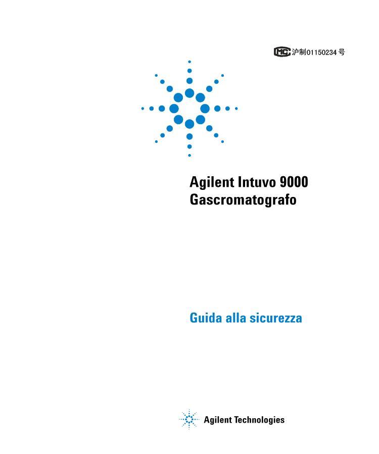 Agilent Intuvo 9000Guida alla sicurezza.pdf1ҳ