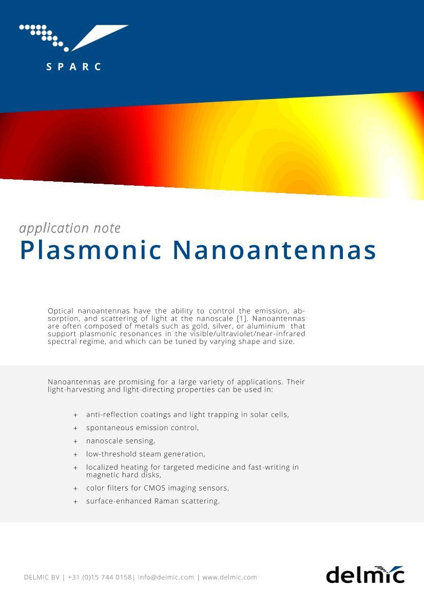 SPARC application note: plasmonic nanoantennas2ҳ