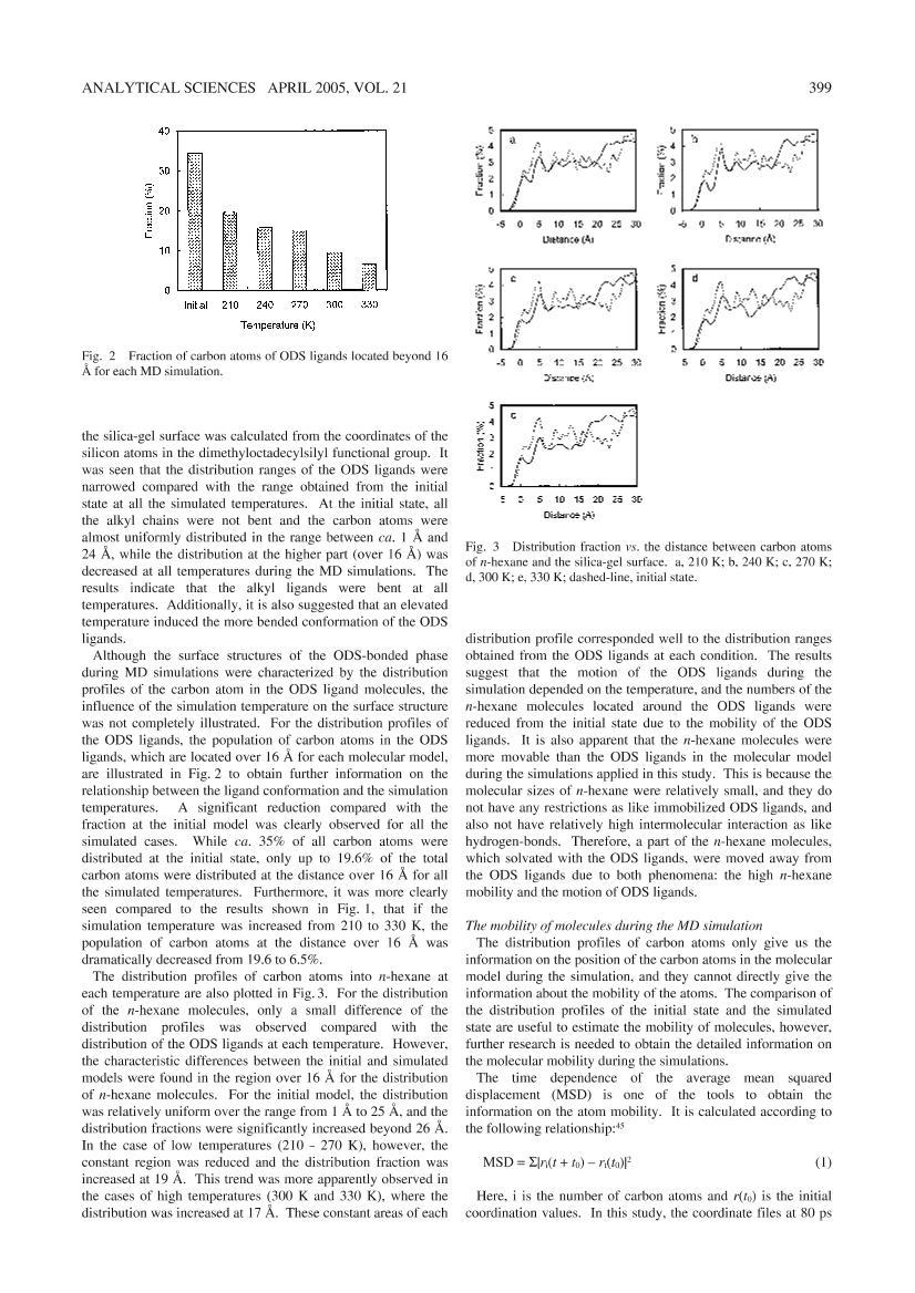 Molecular-Dynamics Simulation for the Ch3ҳ