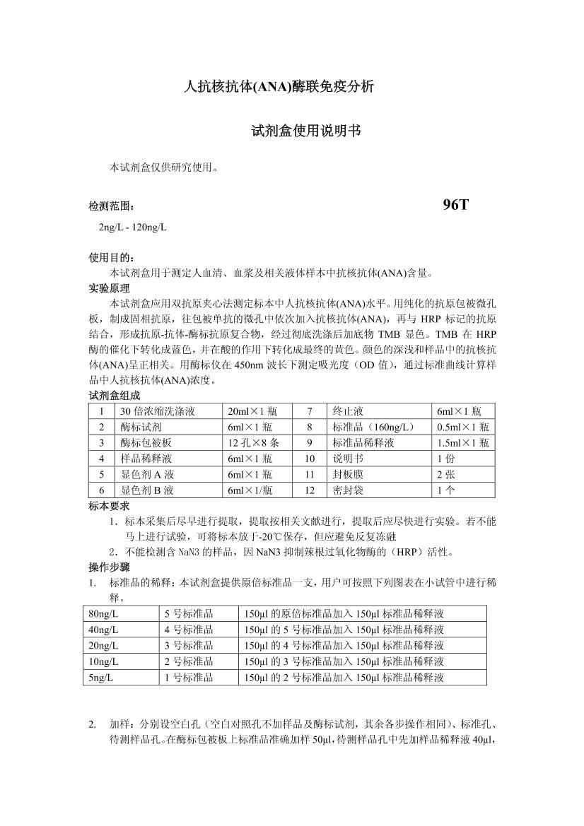 ë濹(Trichinella Ab)ELISAԼе1ҳ